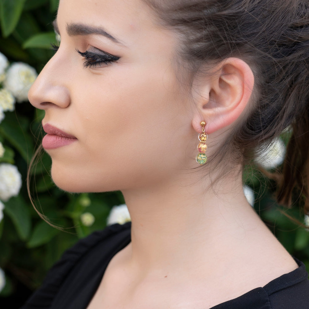 Orecchini Donna pendenti Vetro di Murano
