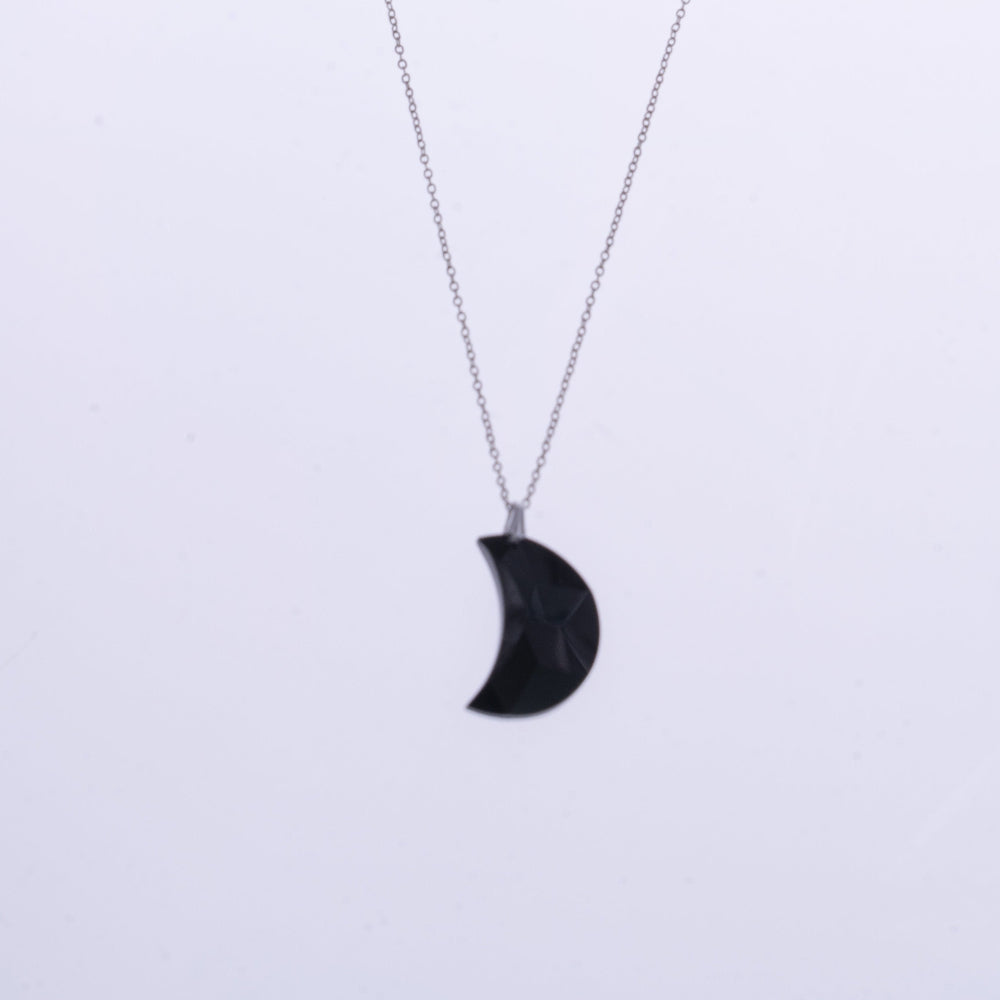 Collana donna con pendente mezza luna
