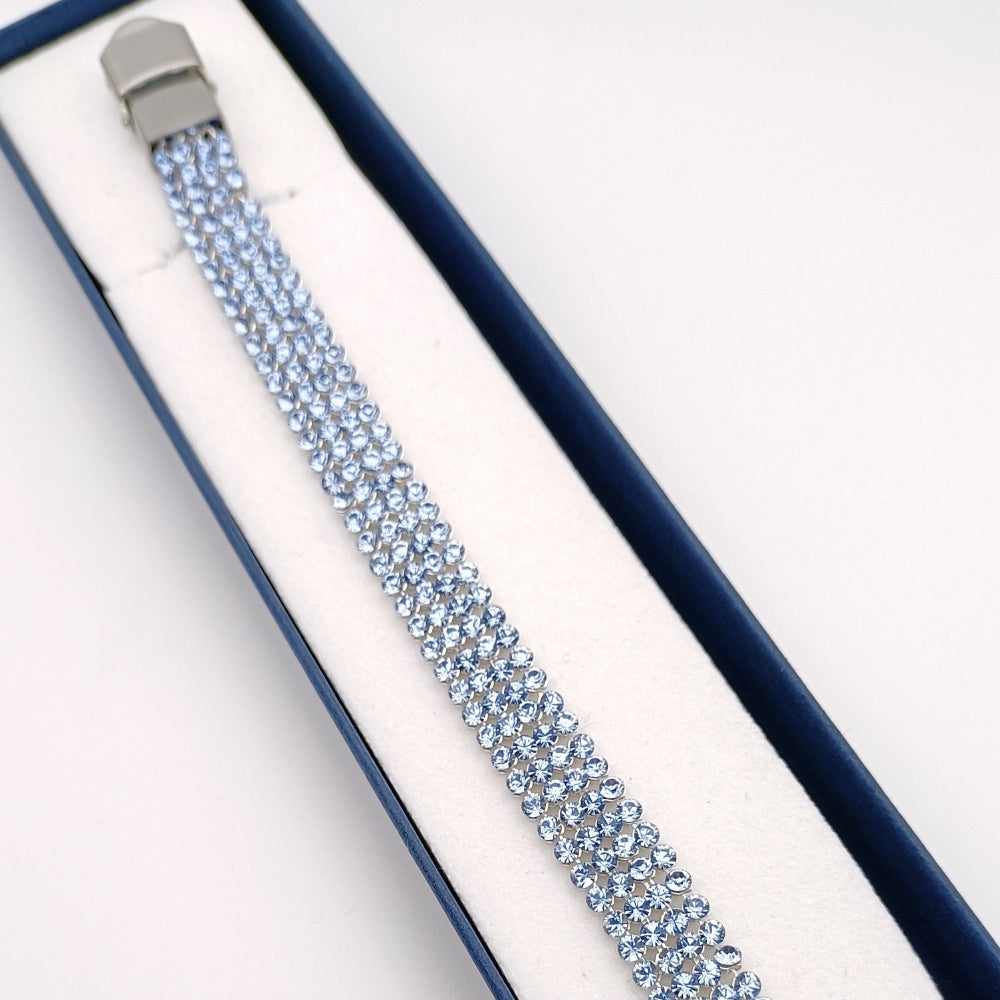 Braccialetto scintillante con cristalli Swarovski Elements - ungioielloperte