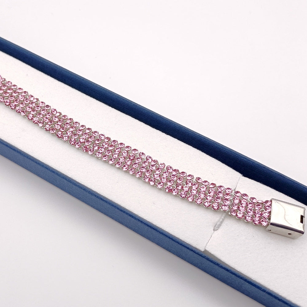 Braccialetto scintillante con cristalli Swarovski Elements - ungioielloperte