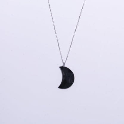Collana donna con pendente mezza luna