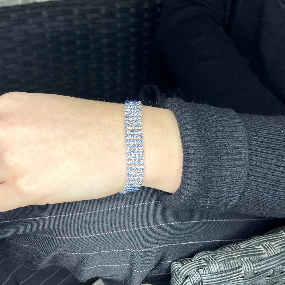 Braccialetto scintillante con cristalli Swarovski Elements - ungioielloperte