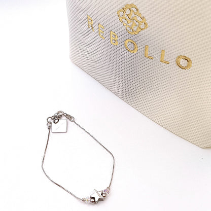 Bracciale con stelle e cristalli Rebollo, in vendita su ungioielloperte